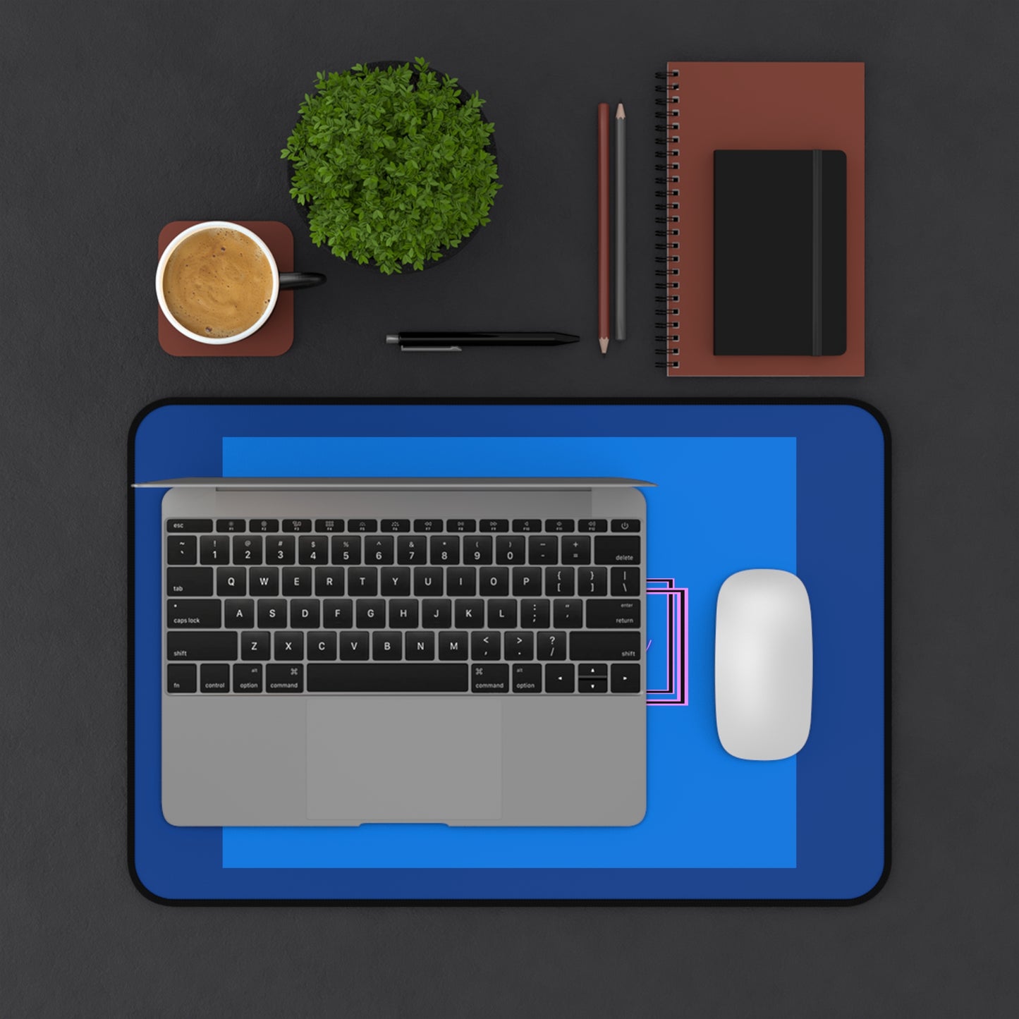 Poppet Place Vibrant Desk Mat for Creative Workspaces